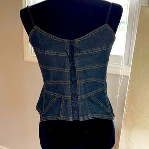 Denim Corset